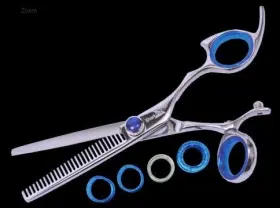 Rprswsl28 Shark Fin Branded New Sharkfin 28 Tooth Right Hand Professional Swivel Stainless Scissor Shears