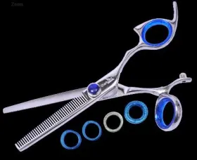 Rprswsl40 Shark Fin Branded New Sharkfin 40 Tooth Right Hand Professional Swivel Stainless Scissor Shears
