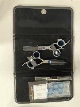 Rprswsl55 Shark Fin Branded Rprswsl55/l 5 Sharkfin Right Handed Scissors Professional Swivel Stainless Set 5.5 Inch Ft Shear & Rprswsl55 Shark Fin Branded Rprswsl55/l 5 Sharkfin Right Handed Scissors Professional Swivel Stainless Set 5.5 Inch Ft Shear &