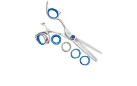 Lppsssl40 Shark Fin Sharkfin Shears Professional Plus Left Super Swivel Stainless 40 Tooth Blender