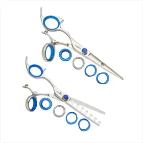 Lppswsl55 Shark Fin Lppswsl55/07 Sharkfin Professional Plus Left Swivel Stainless 5.5 Shear And 7tooth Chunker Set