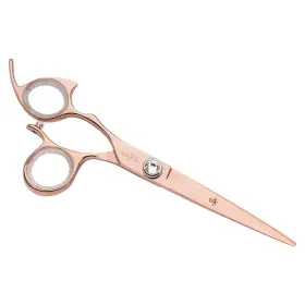 Lprbtrg62 Shark Fin Sharkfin Shears Left Handed Professional Non-swivel Rose Gold 6.25 Inch Scissors