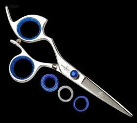 Lprbtsl55 Shark Fin Sharkfin Shears Professional Left Hand Non-swivel Stainless 5.5 Inch Scissors