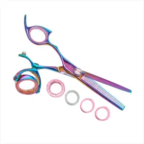 Lprssrb40 Shark Fin Sharkfin Professional Left Handed Rainbow Super Swivel 40t Blender Scissor