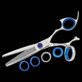 Shark Fin Rerswsl30t Sharkfin Shears Professional Eraser Swivel Stainless 30 Tooth Blender