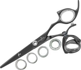 Shark Fin Rppssbk55 Sharkfin Shears Professional Plus Right Handed Super Swivel Black 5.5 Inch Scissors
