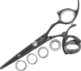 Rppssbk55 Shark Fin Sharkfin Shears Professional Plus Right Handed Super Swivel Black 5.5 Inch Scissors