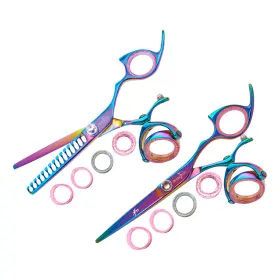 Rppssrb70 Shark Fin Rppssrb70/15 Sharkfin Professional Plus Right Super Swivel Rainbow 7 Inch Shear/15t Texturizer
