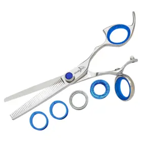 Rppswsl40 Shark Fin Sharkfin Shears Professional Plus Right Handed Swivel Stainless 40 Tooth Blender