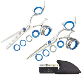 Rprsssl55 Shark Fin Rprsssl55/28 Sharkfin Professional Right Super Swivel Stainless 5.5 Inch Scissors And 28t Thinner