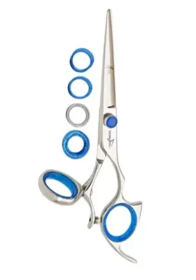 Rppswsl55 Sharkfin New Right Handed Scissors Professional Swivel Stainless 5.5 Inch Shear