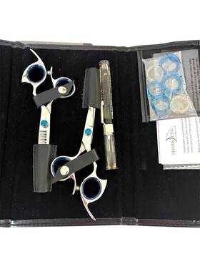 Sharkfin Sf-sk2 Shark Fin Shears Professional Right- Handed Stainless Scissors With Case