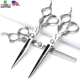 Sharonds 313086144125 6/7/8/9 Inch Professional Hair Cutting Thinning Scissors Barber Shears Hairdress