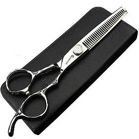 Sharonds 712145859848 6/7/8-inch Professional Hair Scissors Haircut Rose Pattern Styl