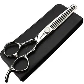 Sharonds 712145859848 6/7/8-inch Professional Hair Scissors Haircut Rose Pattern Styl