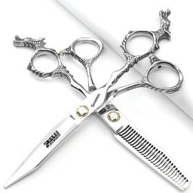 Sharonds Aq15241c Silver 440c High Hardness Sharp Professional Hairdresser Scissors 6 Inch Salo