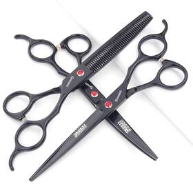 Sharonds Gr-el1d-7bhx 6/7 Inch Hairdressing Scissors Set Barber Shop Hair Styling Tools 7