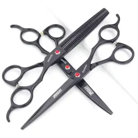 Gr-el1d-7bhx Sharonds 6/7 Inch Hairdressing Scissors Set Barber Shop Hair Styling Tools 7