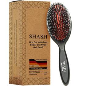 Shash 853649008988 Since 1869 Hand Made In Germany - Nylon 100% First Cut Boar Bristle Br