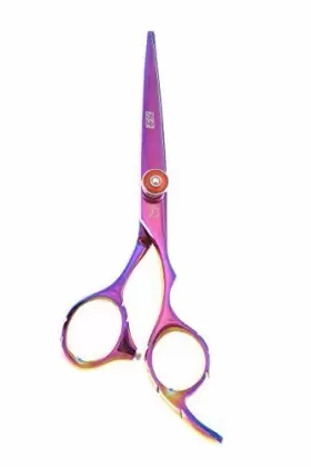 Shearsdirect 637801376371 Purple Titanium Japanese Stainless Styling Shear With Ergonomic Shearsdirect 637801376371 Purple Titanium Japanese Stainless Styling Shear With Ergonomic