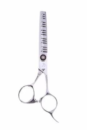 Shearsdirect 704660738357 15 Tooth Texturizer With Off Set Handle Design 6.0 Inch 2.9 Ounce
