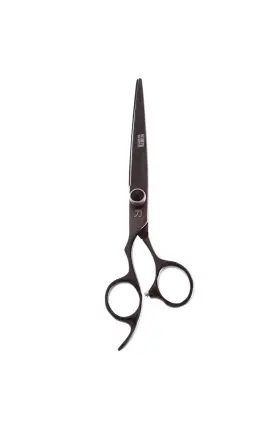 Bep22dl70 Shearsdirect 440c Japanese Stainless True Left-handed Shear With Ergonomic Handle Black
