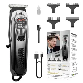 Br-2329 Sidhgn Professional Hair And Beard Trimmer Zero Gapped Gray