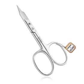 Sillver 630130926750 Nail Scissors Curved For Tips - Stainless Steel And Silver