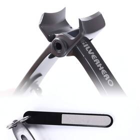 Silverhero 718460563514 15mm Wide Jaw Opening Deluxe Sturdy Stainless Steel Fingernail Clippers Toena