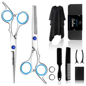 Sirabe Ferbon-01 Hair Cutting Thinning Scissors Set 6 Inch Sapphire Professional Haircut Scis