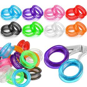 Skybooly Skybooly-63269fewf 24 Pcs Red Pink Blue Green Black Transparent Purple Orange