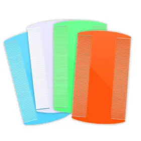 Skypia 895232404353 4 Packs Multi-purpose Grooming Comb - Fine Tooth For Removing Fleas T