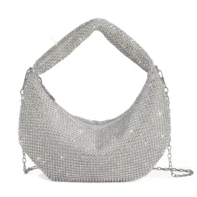 Mz003wyb2407 Slhieke Bling Going Out For Women Rhinestone Crossbody Purse Evening Bags W