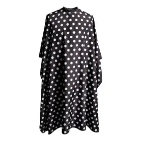 C375001c Smarthair Professional Salon Cape - Polyester Hair Cutting 54 Inch X62 Black And Whi