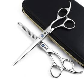 Smith Chu 749789184951 7.0 Inch Professional Hair Cutting Shears/scissors And Barber Thinning/textur