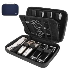 Pc10007-4-2 Smyv Barber Bags For Clippers And Supplies Sturdy Clipper Large Blue