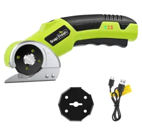 Snapfresh 971494043405 4v Cordless Electric Scissors-rechargeable Rotary Box Cutter With 2.0