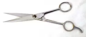 782-7 Solingen Kayser Germany Chrome 7 Inch Professional Barber Haircut Scissors