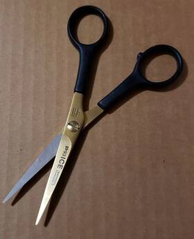 Solingen P93ice Vtg Scissors Tempered Stainless #5 West Germany Trimming Hair