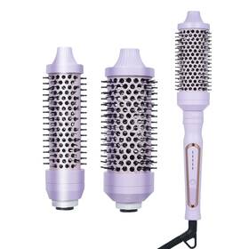 Sonew Sonew W23913p-us Curling Iron Brush Thermal Round Fast Styling For Short To Long Hair