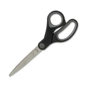 Sparco 035255252263 Straight Rubber Handle Scissors Black