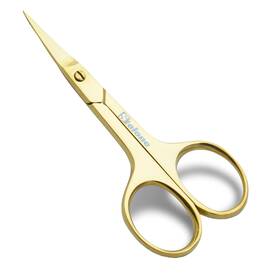 Stelone 744110760521 Professional Grooming Scissors Eyebrow Small Curved Stainless Steel Man