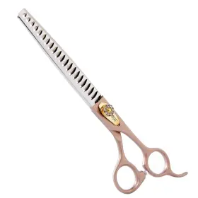 Sjo-05-g75 Stjuo Professional Dog Grooming Scissors Rose Gold 440c Stainless Steel Straight Th