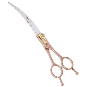 Stjuo Sjo-05-w70 Professional Dog Grooming Scissors Rose Gold 440c Stainless Steel Straight Th