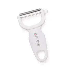 38061wht Strendier Catcora Swiss-style Peeler Professional German Tempered Stainless Steel Blad