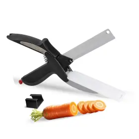 Strendier 704505434185 Dz Duozhan Food Cutting Scissors With Built-in Chopping Board - Premium Sta Inch