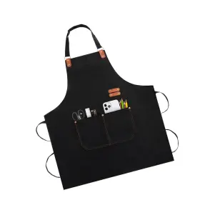 Strendier 730377181339 Apron For Men Women Chef With Adjustable Neck Strap Heavy Duty