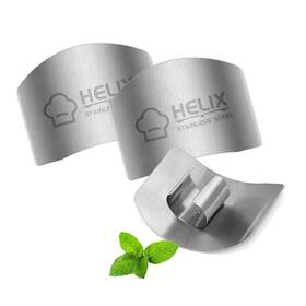 Strendier 739944355036 N / D 3 Pack Stainless Steel Finger Guard Protector For Cutting Slicing And