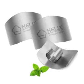 Strendier 739944355036 N / D 3 Pack Stainless Steel Finger Guard Protector For Cutting Slicing And
