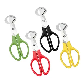 Tny169 Strendier Stainless Steel Quail Egg Cutter Scissors 4pcs Kitchen Shears With E